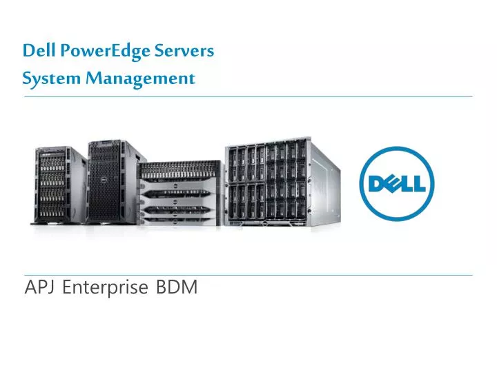 dell poweredge servers system management