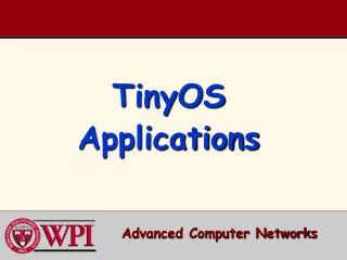 TinyOS Applications