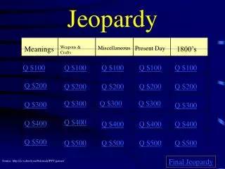 Jeopardy