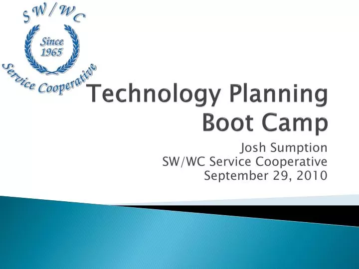 technology planning boot camp