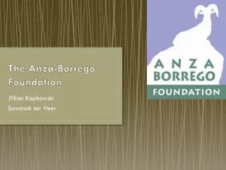 The Anza-Borrego Foundation