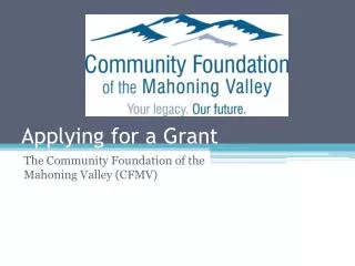 Applying for a Grant