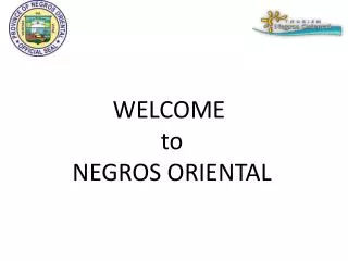 WELCOME to NEGROS ORIENTAL