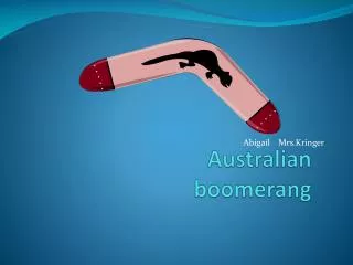 Australian boomerang