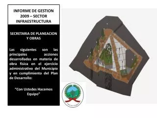 informe de gestion 2009 sector infraestructura