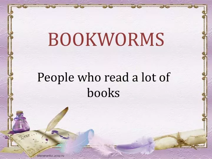 people who read a lot of books