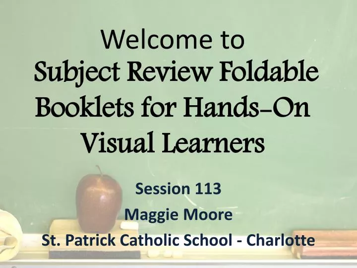 welcome to subject review foldable booklets for hands on visual learners