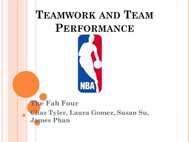 teamwork and team performance