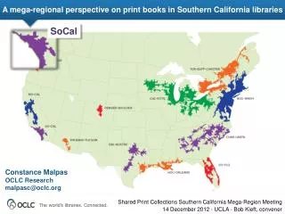 A mega-regional perspective on print books in Southern California libraries