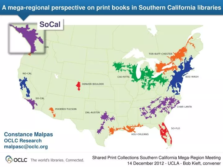 a mega regional perspective on print books in southern california libraries