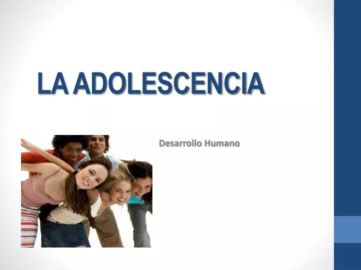 la adolescencia