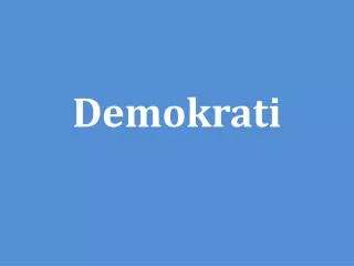 demokrati