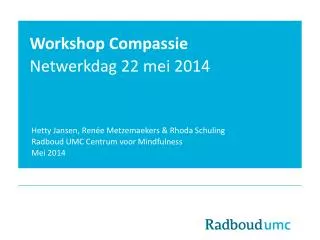 workshop compassie