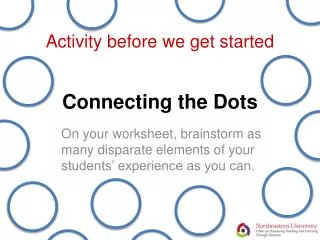Connecting the Dots