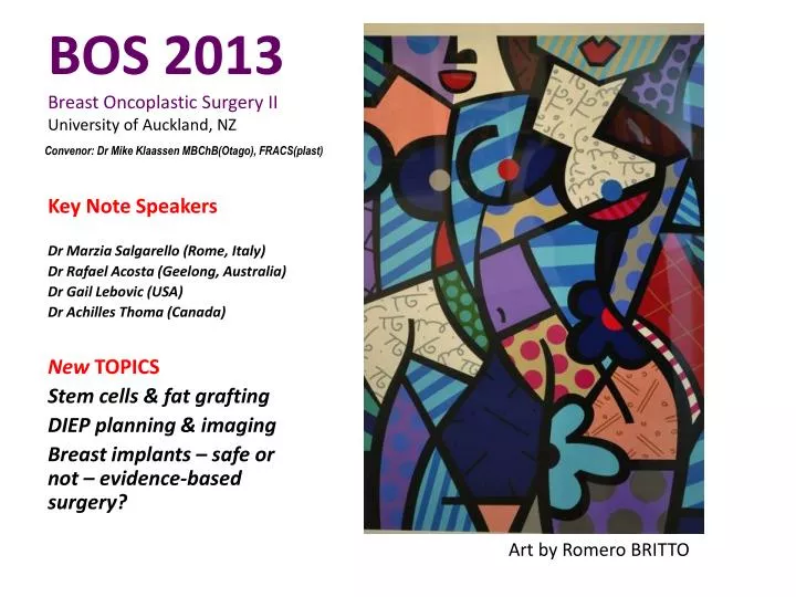 bos 2013 breast oncoplastic surgery ii university of auckland nz