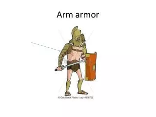 Arm armor