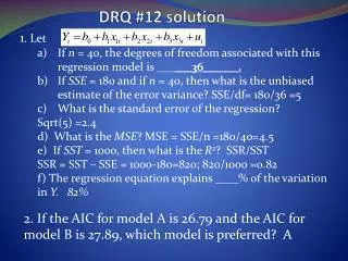 DRQ #12 solution