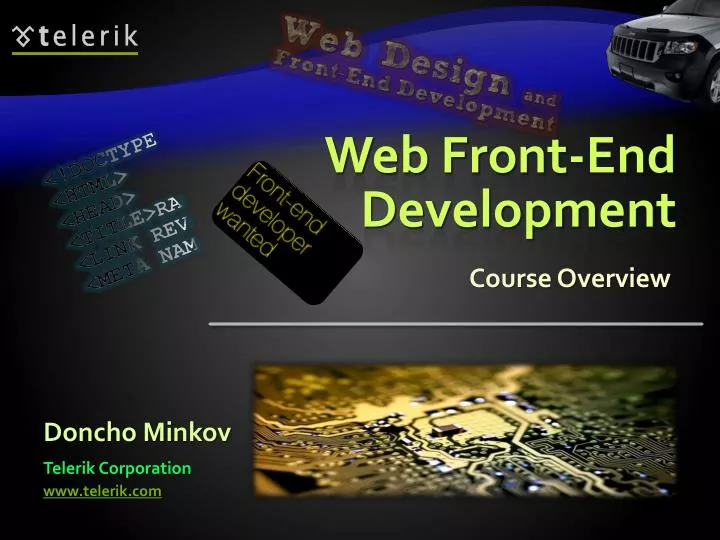 web front end development