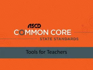 Tools for Teachers