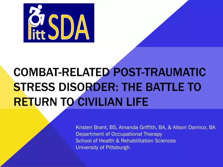 combat related post traumatic stress disorder the battle to return to civilian life
