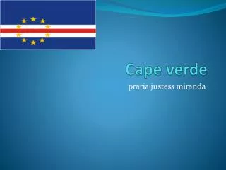 Cape verde