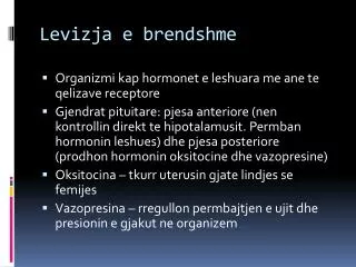 levizja e brendshme
