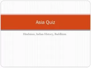 asia quiz