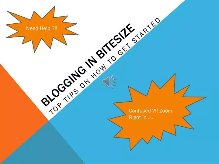 blogging in bitesize