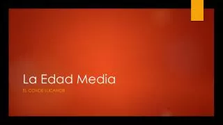 la edad media
