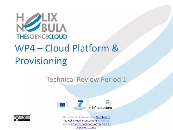 wp4 cloud platform provisioning