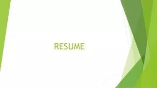 RESUME