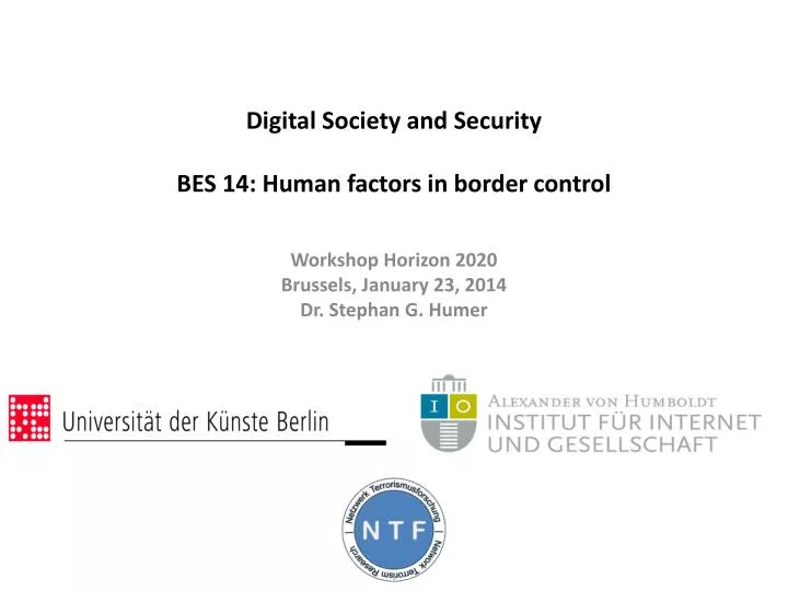 digital society and security bes 14 human factors in border control