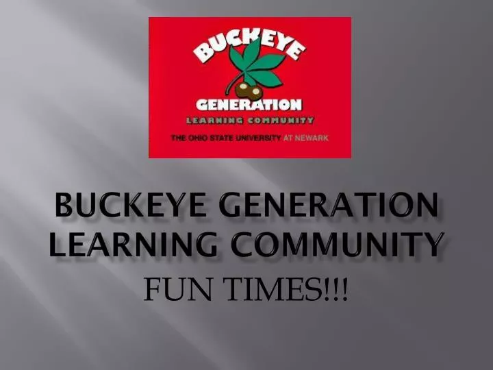 buckeye generation learning community