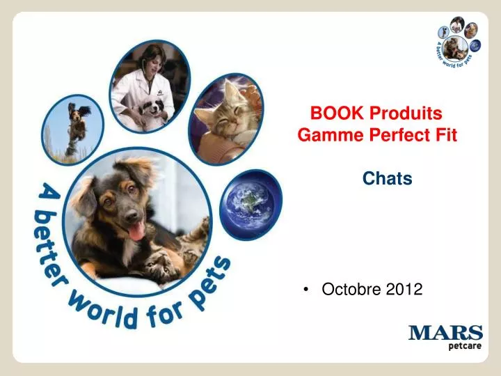 book produits gamme perfect fit chats