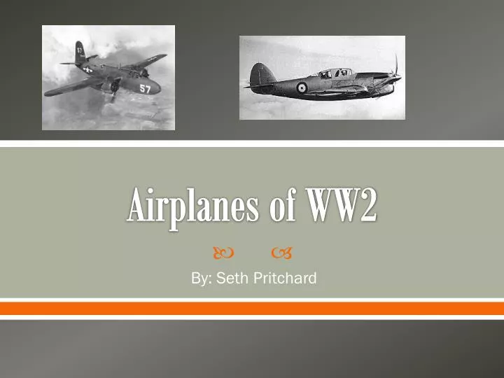 airplanes of ww2