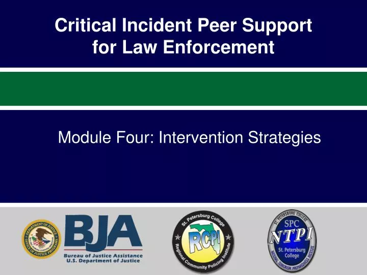 critical incident peer support for law enforcement