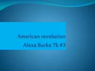 American revolution Alexa Burke 7k #3