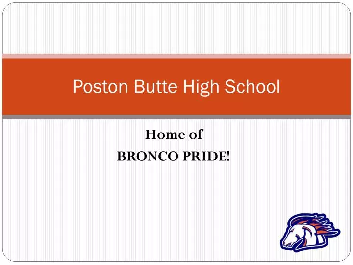 poston butte high school