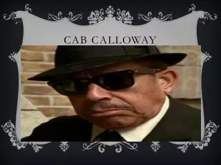 Cab C alloway