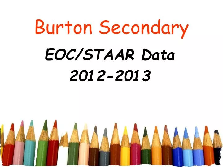 burton secondary