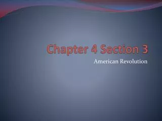 Chapter 4 Section 3