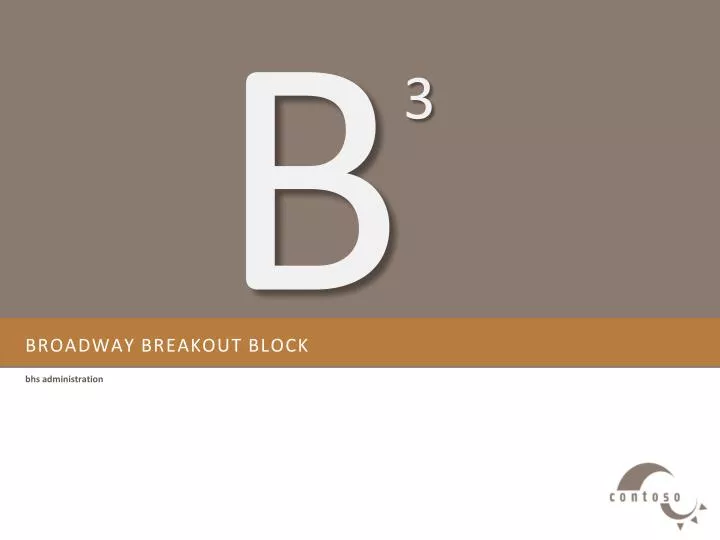 broadway breakout block