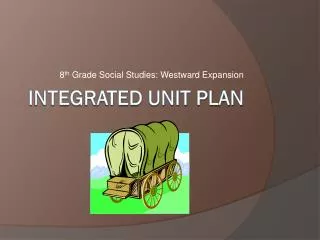 Integrated unit plan