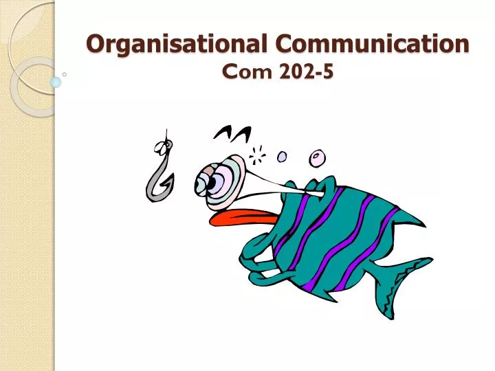 organisational communication com 202 5