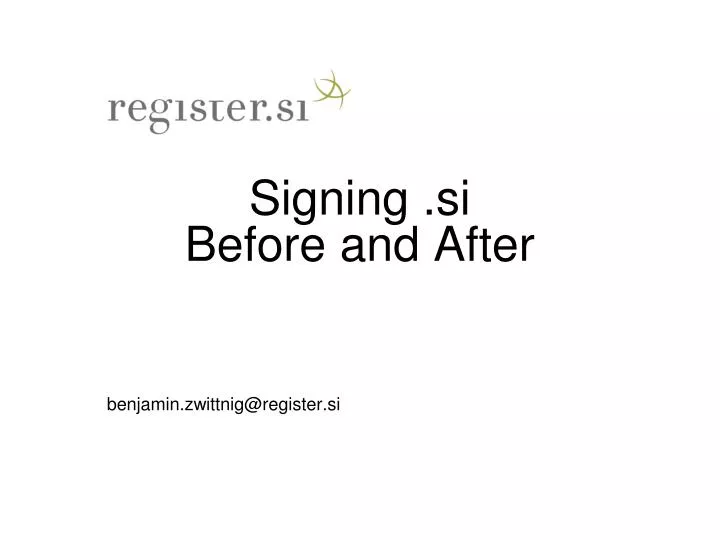 signing si before and after