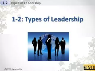 1 - 2 : Types of Leadership