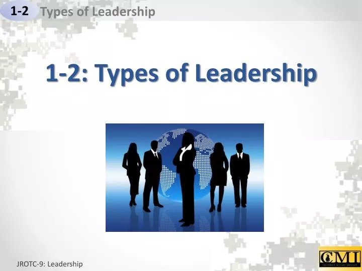 1 2 types of leadership