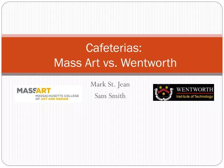 cafeterias mass art vs wentworth