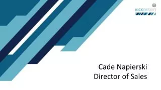 Cade Napierski Director of Sales