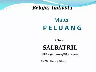 materi p e l u a n g